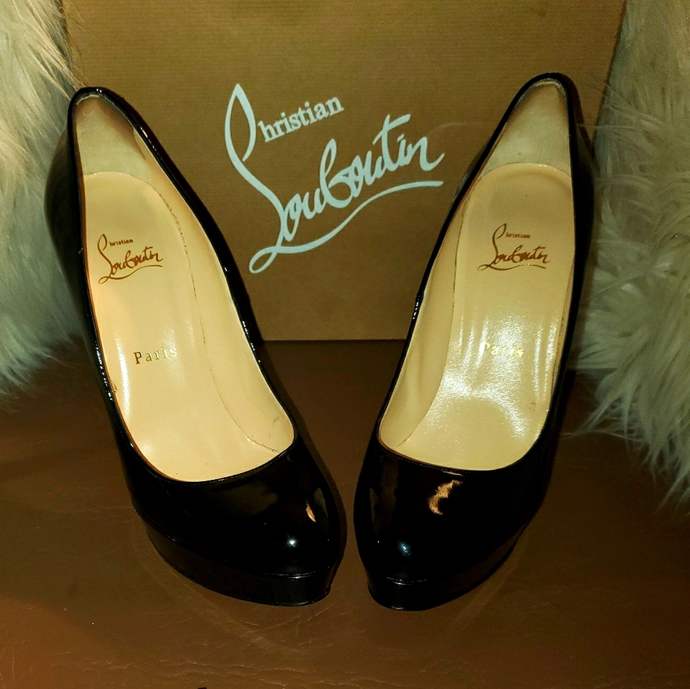 Christian Louboutin Black Platform 8.5